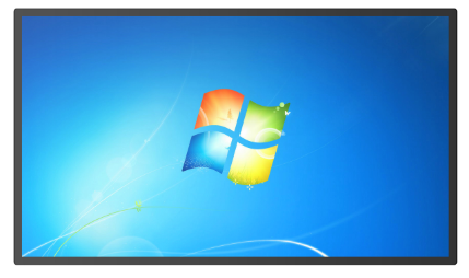 Wall Mount Frameless Commercial Advertising Display --50inch