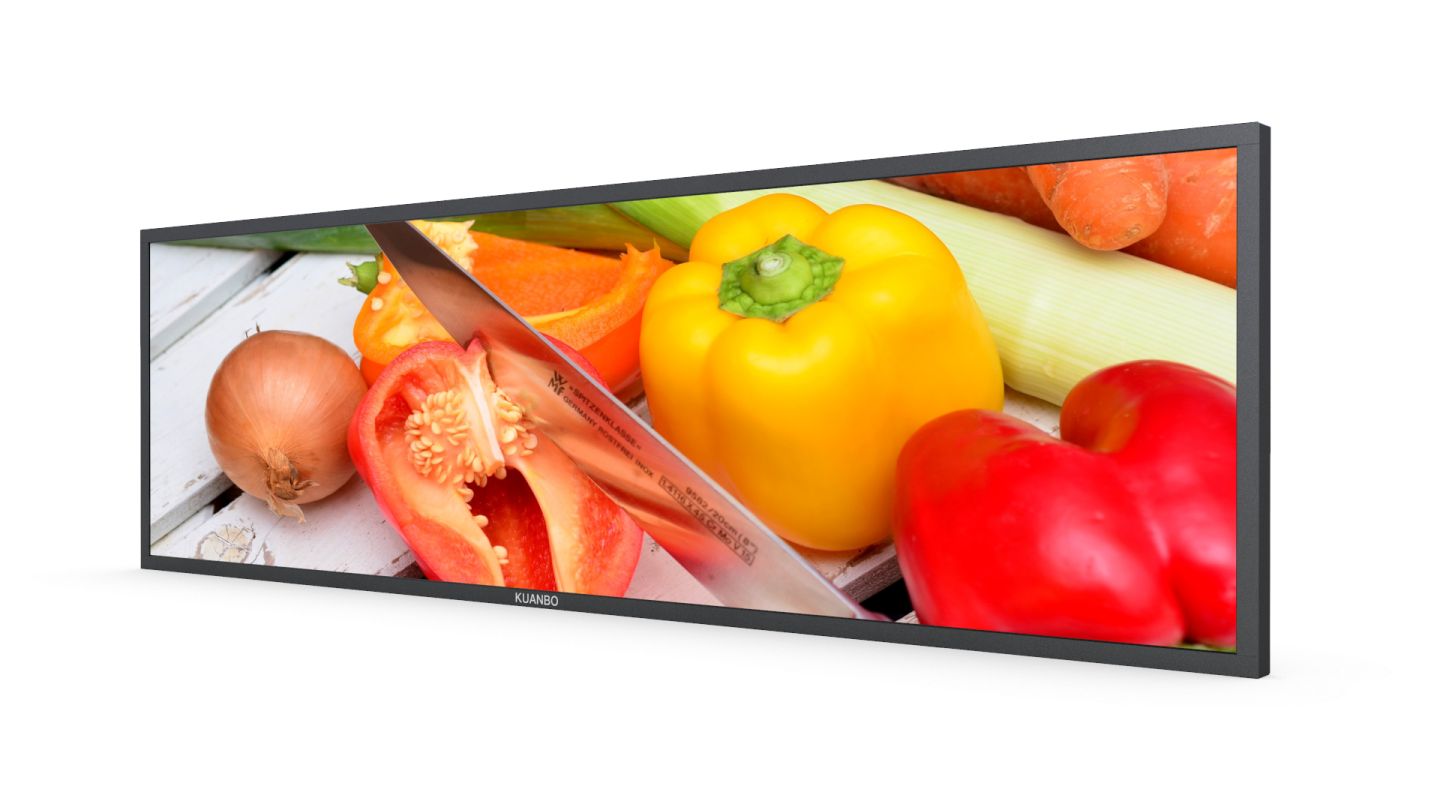 Wall Mount Frameless Commercial Advertising Display --28.6 inch